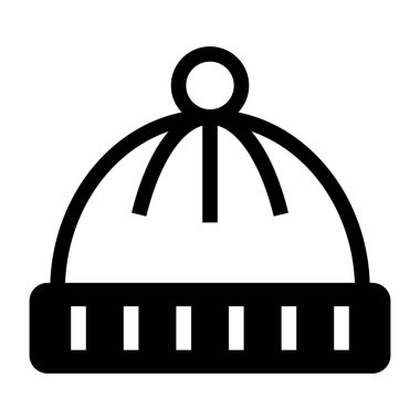 Şapka. Web simgesi basit illüstrasyon