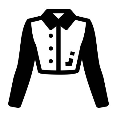 Kıyafetler. Web simgesi basit illüstrasyon
