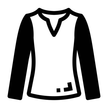 Kıyafetler. Web simgesi basit illüstrasyon