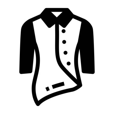 Kıyafetler. Web simgesi basit illüstrasyon