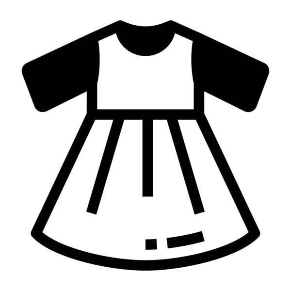 Female dress with belt icon outline style Vector Image