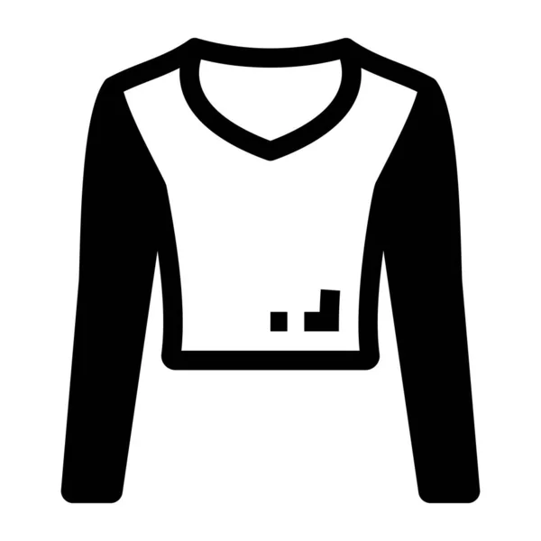 Ropa Icono Web Ilustración Simple — Vector de stock