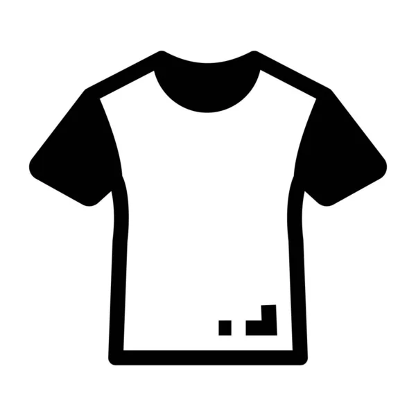Tシャツアイコンベクトルイラスト — ストックベクタ