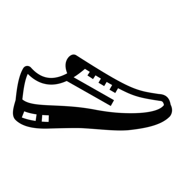 Zapato Icono Web Ilustración Simple — Archivo Imágenes Vectoriales