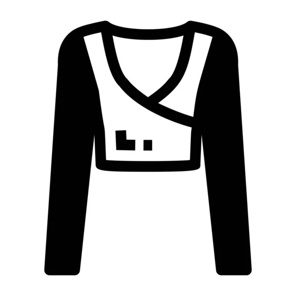 Ρούχα Web Εικονίδιο Απλή Απεικόνιση — Διανυσματικό Αρχείο