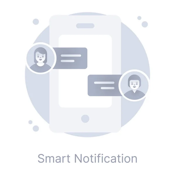 Mobile Application Icon Simple Design — Vettoriale Stock