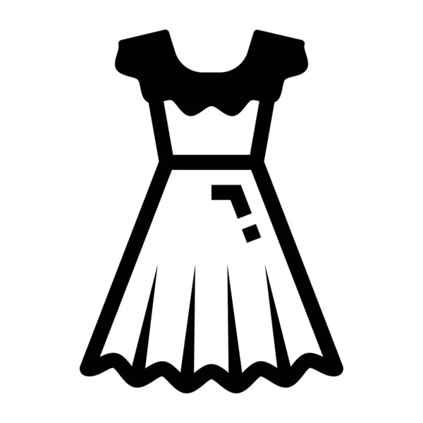 Dress Icon Vector Illustration — Stock Vector