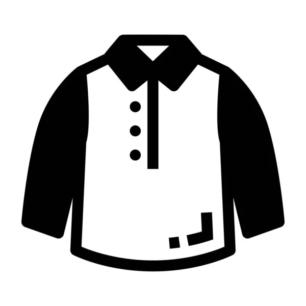 Oblečení Webová Ikona Jednoduchá Ilustrace — Stockový vektor