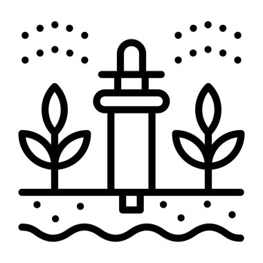 Bitki. Web simgesi basit tasarım