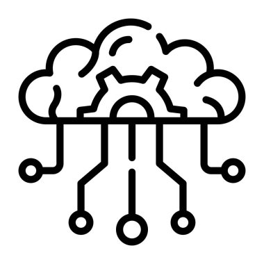 Bulut hesaplama. Web simgesi