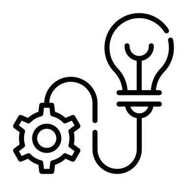 ampul simgesi vektör illüstrasyonu