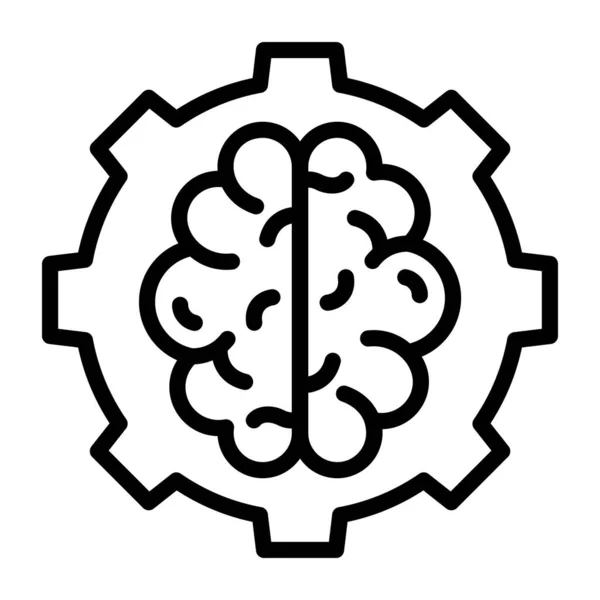 Значок Мозку Векторні Ілюстрації — стоковий вектор