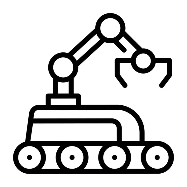 Roboter Web Symbol Einfache Illustration — Stockvektor