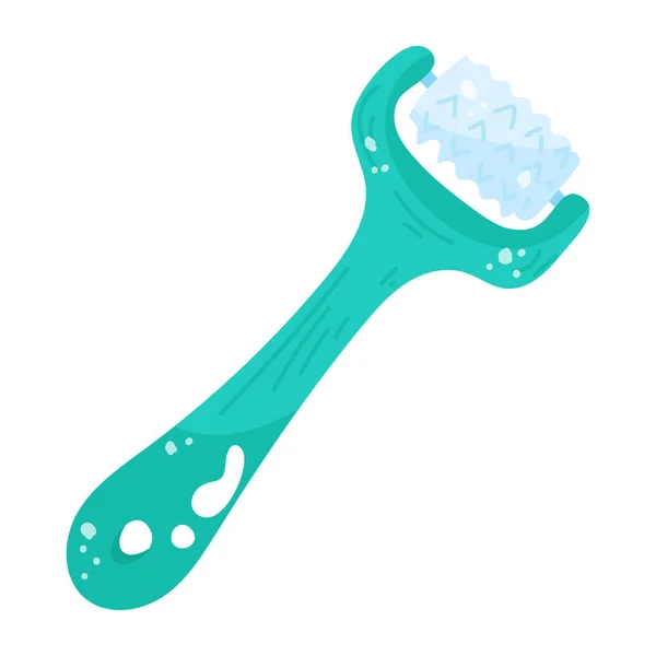 Vector Cartoon Illustration Dental Tools Icon — Stock Vector