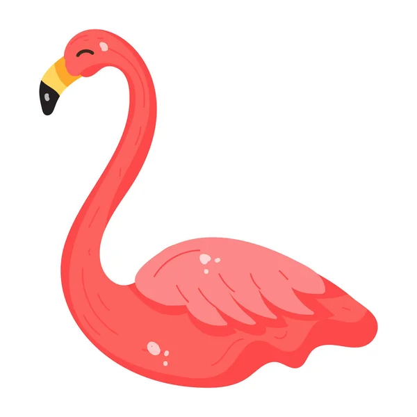 Vektorová Ilustrace Ikony Flamingo — Stockový vektor