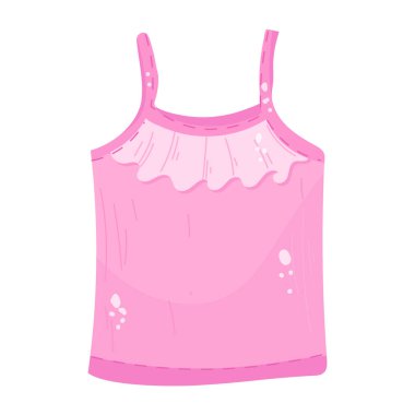 Bir kadın gömleğinin vektör çizimi