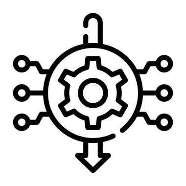 Ayarlama. Web simgesi basit illüstrasyon