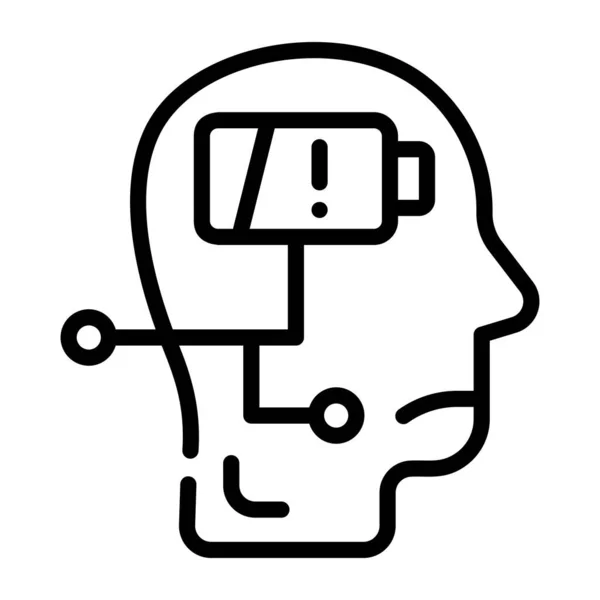 Ilustracja Wektor Ikony Robota — Wektor stockowy