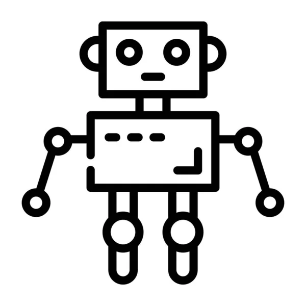 Robota Ikona Web Prosta Ilustracja — Wektor stockowy