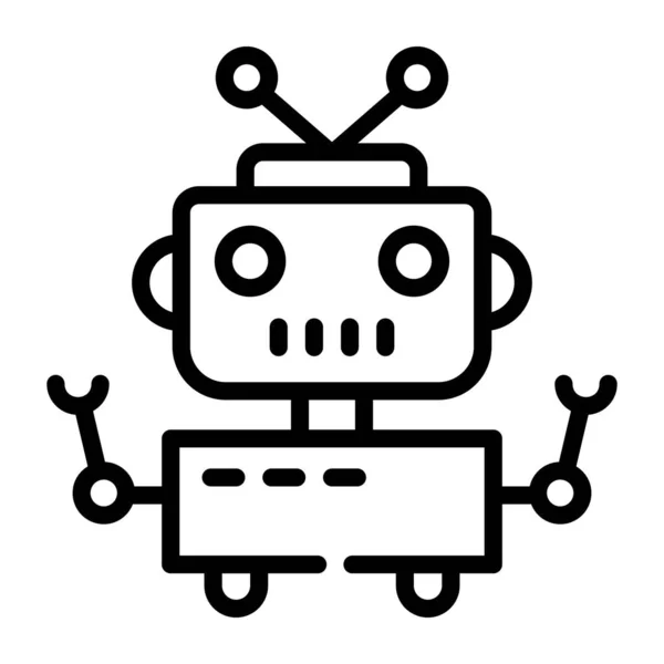 Robot Simgesi Vektör Çizimi — Stok Vektör