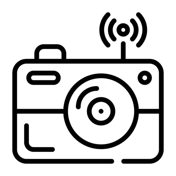 Caméra Icône Web Illustration Simple — Image vectorielle