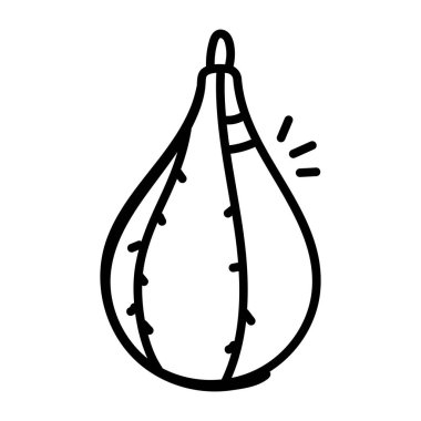 Elle çizilmiş sağlıklı bir yemek.