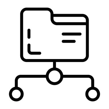 ağ paylaşım simgesi çizimi