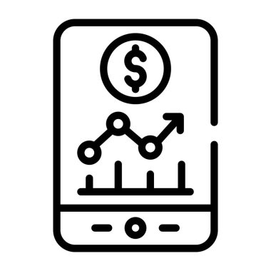 Mali büyüme grafiği. Basit resimleme