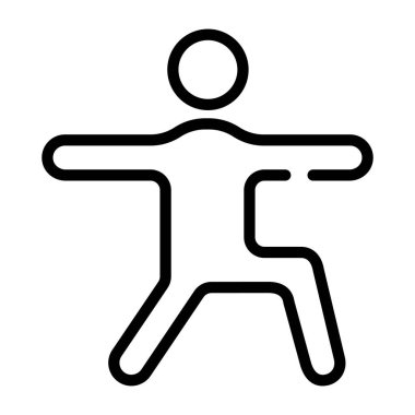 Bir insan simgesinin vektör illüstrasyonu