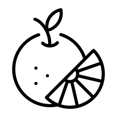 elma simgesinin vektör illüstrasyonu