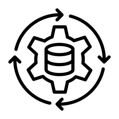 seo modern simgesinin vektör illüstrasyonu