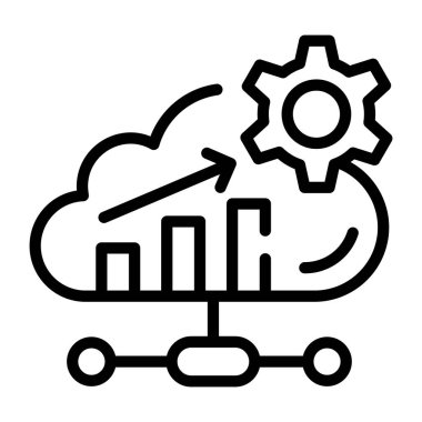 Bulut hesaplama. Web simgesi