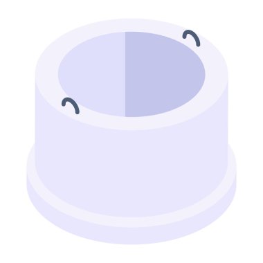 Pembe fincan, illüstrasyon, beyaz arka plan vektör.