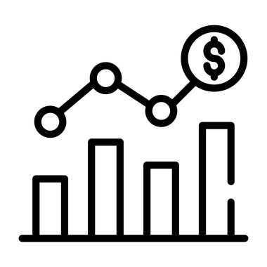 iş grafiği vektör illüstrasyonu