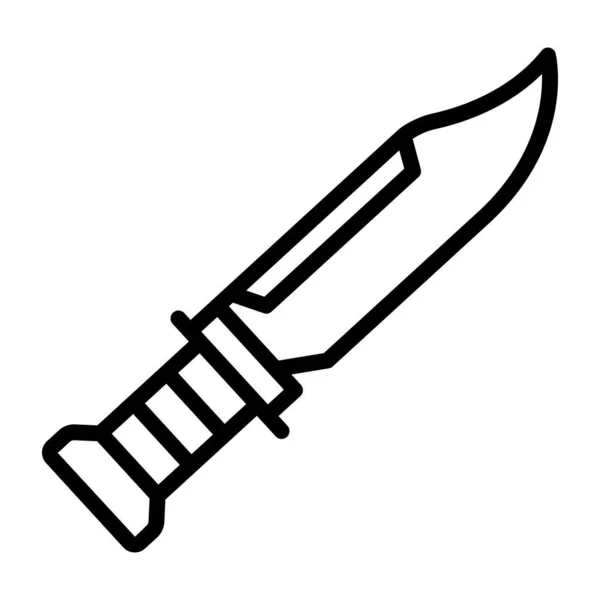 Messer Symbol Vektor Illustration — Stockvektor