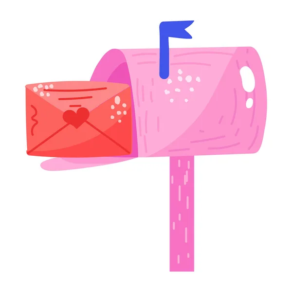 メッセージメールベクトルイラストデザインの封筒 — ストックベクタ
