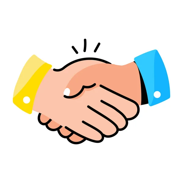 Handshake Icon Vector Illustration — Stock Vector