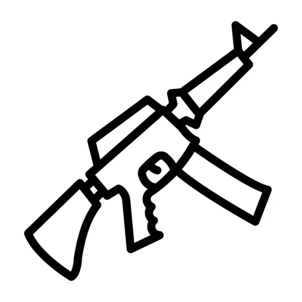 Ilustrasi Vektor Ikon Gun - Stok Vektor