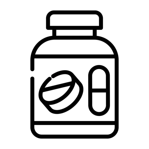 Pills Web Icon Simple Illustration — Stock Vector