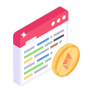 İnternetten alışveriş. Web simgesi