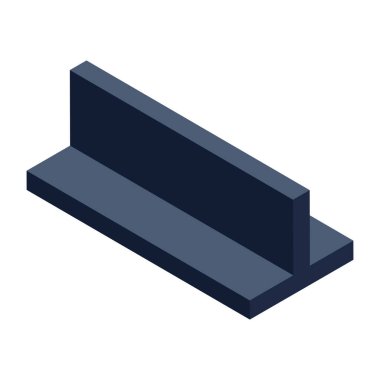 Metal rayların izometrik çizimi