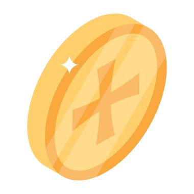 Sikke Simgesi vektör illüstrasyonu