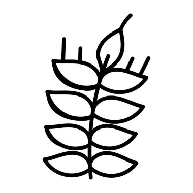 bitki simgesi vektör illüstrasyonu