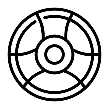 Direksiyon. Web simgesi basit illüstrasyon