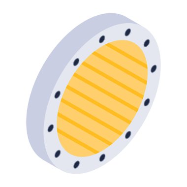 Çizgi film simgesinin vektör çizimi