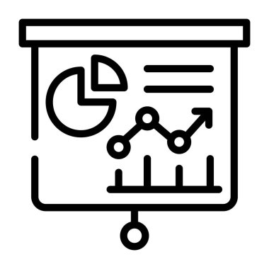 iş grafiği vektör illüstrasyonu