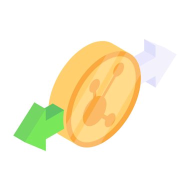 Bitcoin vektör düz renk simgesi