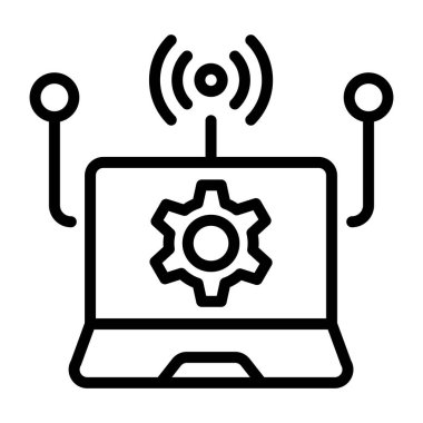 Web sitesi simgesi. vektör illüstrasyonu