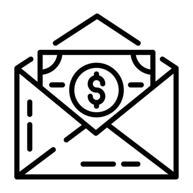 Dolar. Web simgesi basit tasarım