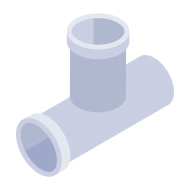 Bir borunun vektör illüstrasyonu